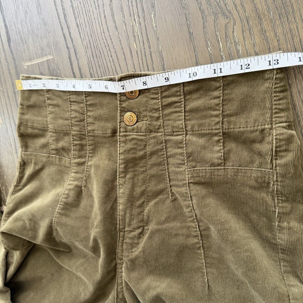 We The Free Green Jayde Corduroy Flare Jeans Women Size 27 Boho Chic Festival - Picture 8 of 8